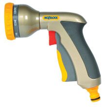 HOZELOCK MultiJet Spray Gun Plus Ergonomic Extremely Compact Metal Multitask Gun for Ease of Use Lockable 9 Spray Patterns 2691P6001