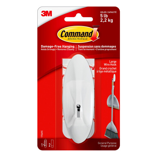 3M Command 17069C Wire Hook Large White 1 Hook 2 Strips – This product is designed with premium quality and reliable performance in mind It provides
