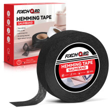 FIXCHORD Hemming Tape Wonder Web Hem Tape No Sewing Iron on Tape Adhesive Fusing Ironon Tape Extra Strong Fusible Fabric Tape for Clothes Curtain