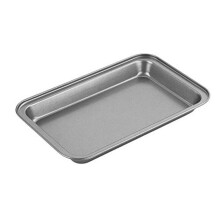 Chef Aid NonStick Brownie Tray Baking Tin for Traybakes Flapjacks Brownies Easy Clean Bakeware Grey 285 x 18 x 3 cm – This product is designed w
