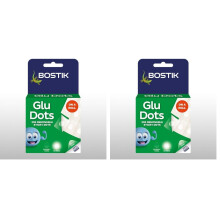 Bostik Glu Dots on a Roll Removable Double Sided Clear Glue Dots For Instant Fixing Crafts No Mess x200 Pack of 2 – This product is designed wi