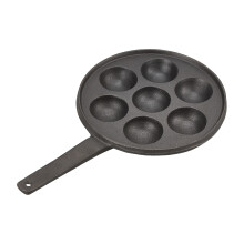 Non-stick 7-hole Cast Iron Aebleskiver Pan