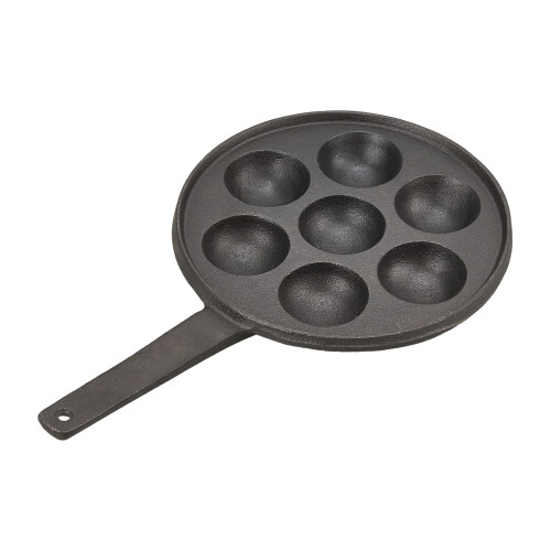 Living And Home Non-stick 7-hole Cast Iron Aebleskiver Pan