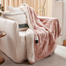 GOTCOZY Heated Blanket Electric Throw 130x160cm Soft Silky Plush Heated Blanket with 6 Heat Settings 10 Hours AutoOff Timer For Home Office Use