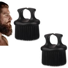 2 Pieces Beard Brush for Men Ergonomic Design Natural Bristle Comb for Beard and Moustache Care and Grooming