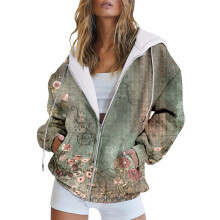 Womens Sweatshirts UK, Zip Front Hoodie, Loose Fit Summer Pullover, Sportswear Blouse Tops, Thermal Hoodie S-XXL