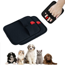 Pet Grooming Gloves for Dogs and Cats, Double-Sided Shedding Removal, Static Hair Remover, Washable and Reusable 2-Pack