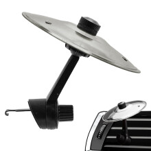Drum for Car Ventilation Silver, Compact Iron Drum Crash Cymbal Decoration, Air Ventilation Musical Instrument