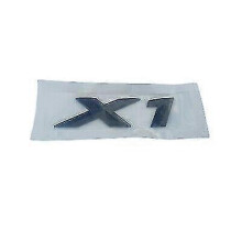 Bmw x1 rear lettering for lid trunk, badge, emblem, xdrive series, matt black