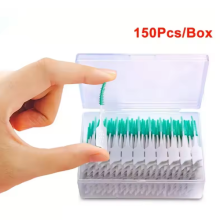 150Pcs/box Interdental Brush Soft Rubber Teeth Cleaning Tools Dental Cleaning