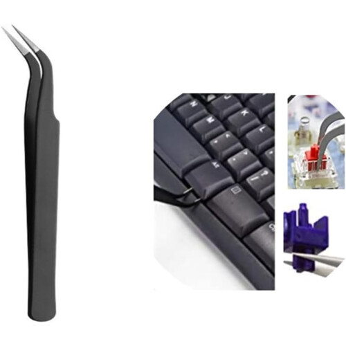 5-in-1 Computer Keyboard Tool Set with Keycap Puller, Switch Extractor, Antistatic Tweezers for Mechanical Keyboards 2