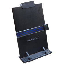 Document Holder 9x12 Inches - Adjustable Plastic Paper Holder with 7 Angles and Reading Aid for Stability