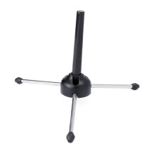 Flute Tripod Stand for Obua Flute, Clarinet, Saxophone - Portable, Foldable Wind Instrument Mount, Adjustable Height