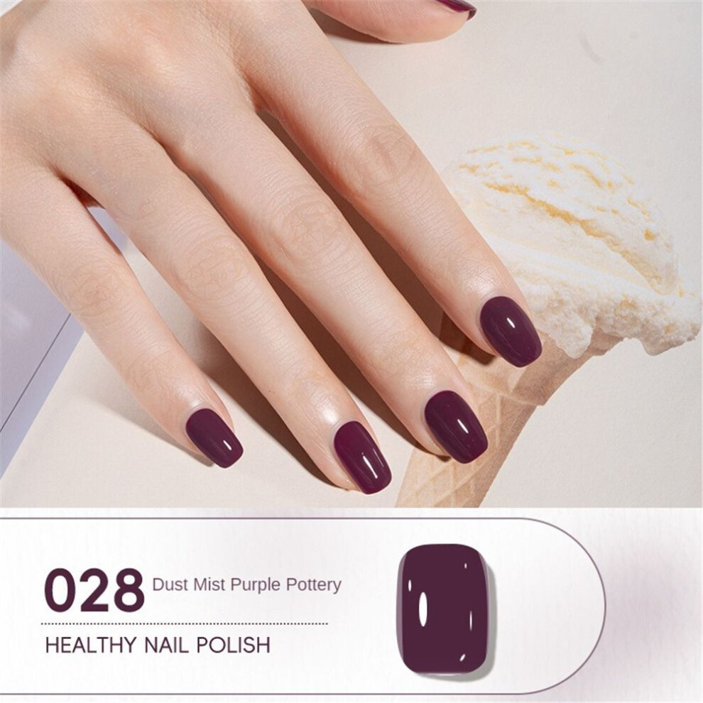 (Type#28) Nude Nail Polish Summer Colorful Nail Polish Whitening Fine Shimmer No Baking-image-OPC-PK6T7VM-NEW