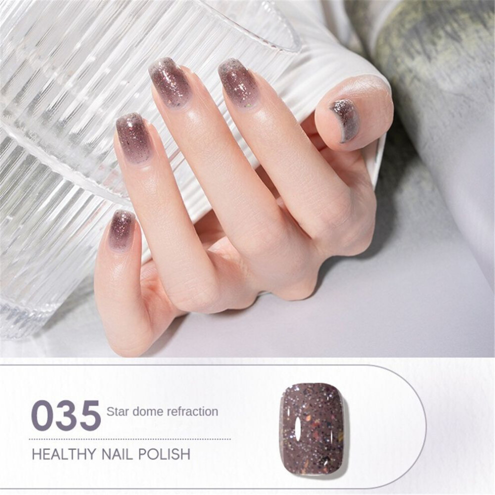 (Type#35) Nude Nail Polish Summer Colorful Nail Polish Whitening Fine Shimmer No Baking-image-OPC-PK6T7VW-NEW