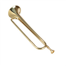 Bugle Call Trumpet Horn - Brass Military Signal Horn for School Band, Cavalry, Beginner Orchestra, Durable Design