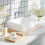 Living And Home Ceramic Countertop Basin with Central Drain Set 1