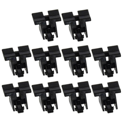 10Pcs Desktop Computer Mainboard PCI-E 16X Graphics Card Slot Socket, 164Pin with Fishtail Fixing C