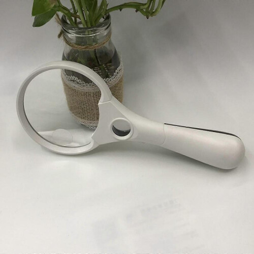 Extra Large Strong Magnifying Glass 3 Bright Led Zoom Lightweight Hand Held 25x 1