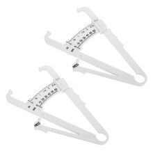 2 Pieces Skinfold Caliper Body Fat Tester for Men, Portable Skinfold Measurement Tool for Fitness and Diet Analysis