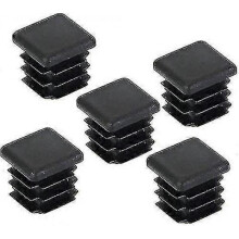 20 Pcs Chair Leg Cap, Square Pipe Cap, Plastic Square Post Cap for Furniture  Gift