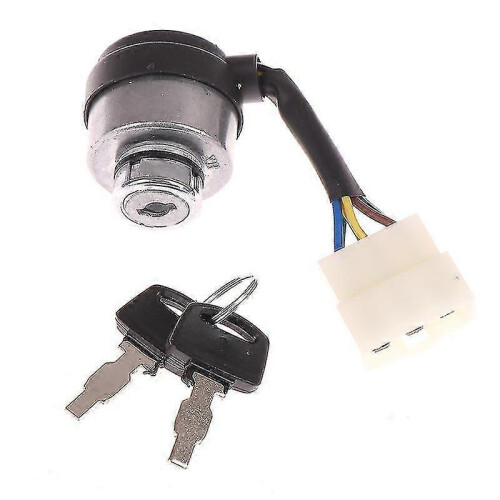 6 Wire Way Gasoline Diesel Generator Gas Ignition Start Key Lock Switch 1