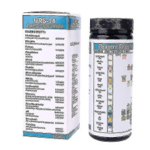 100 Urs-14 Urine Strips, 14 Parameters Urobin, Bilirubin, Ket Bodies, Creatinine