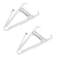 Body Fat Caliper 2-Pack Precision Skinfold Measurement Tool for Accurate Body Fat Analysis Durable High-Quality Material