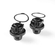 (2pcs-Black) New Lay-z-spa Air Cap Screw Valve Fits Bestway Vegas Premium Miami