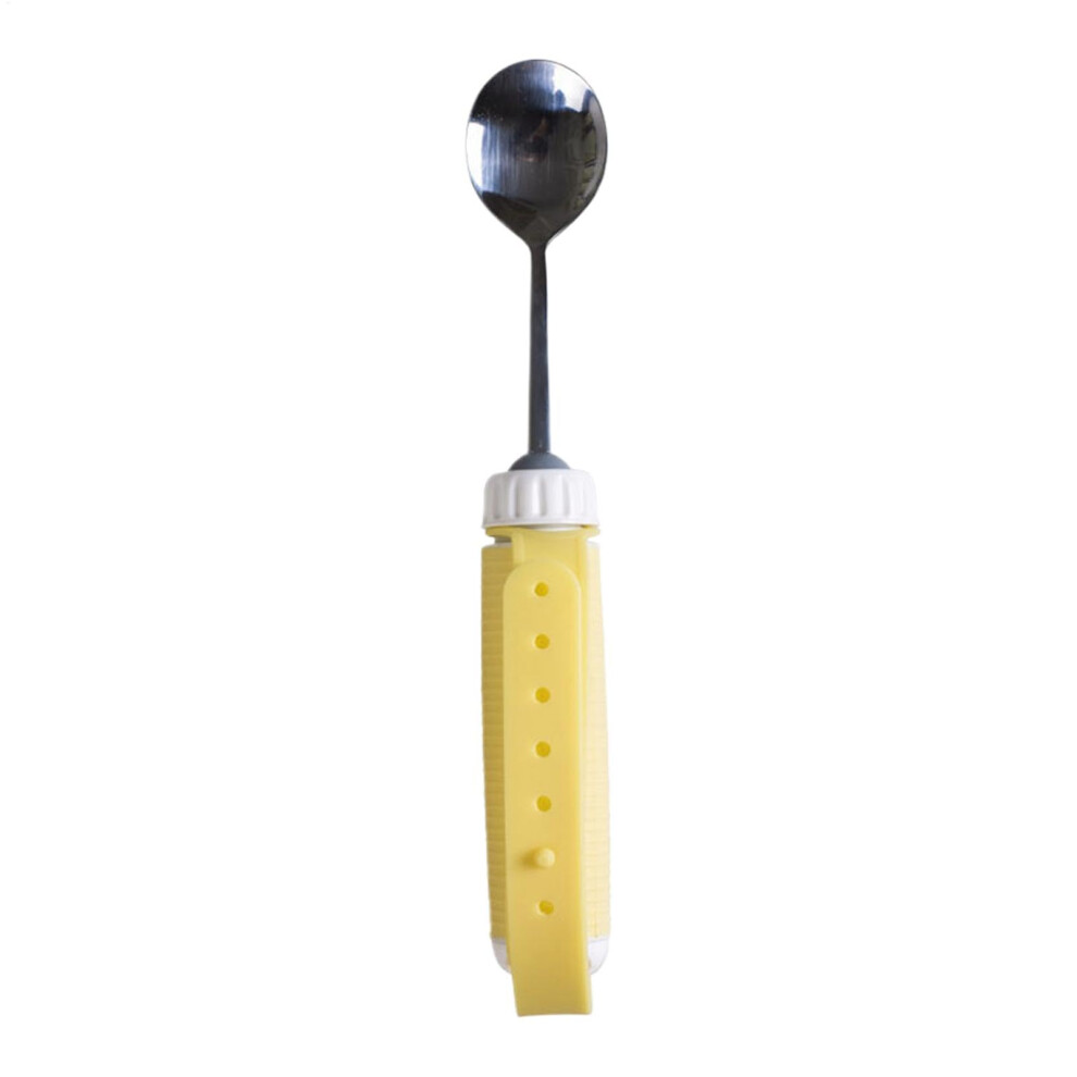 Adaptive Utensils Spoon for Seniors, Adjustable Eating Tools for Elderly with Tremors, Portable Disability Aid