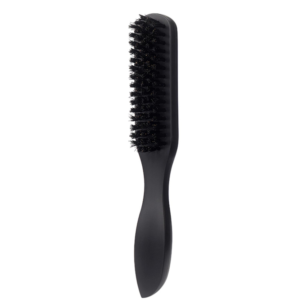 Man Beard Brush with Boar Bristles for Grooming and Styling Mustaches, Easy to Use Beard Shaving Tool