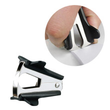 Staple Remover Tool for Stapler Handle Arm, Black Nail Puller for Car Detailing and Ongles Kit, Handy Manual Staple Remover