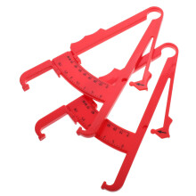 Fat Brake Calipers Pack of 2, High Precision Body Measurement Tool for Fat Loss, Skin Wrinkle Caliper, Plastic Red