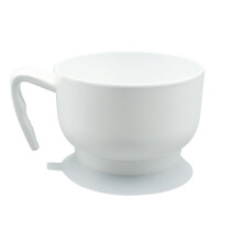 Rice Bowl Containers - Leakproof Food Grade Eating Bowls with Handle for Elderly and Disabled, Microwave Safe, 24 oz