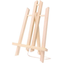 30/50 cm Wood Easel Display Stand for Art Exhibition and Advertising, Adjustable Painting Holder, Sturdy Design