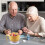 Rice Bowl Container with Suction Base, Adaptive Elderly Dinnerware, Safe Food Storage Bowls with Handle, Yellow 4