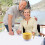 Rice Bowl Container with Suction Base, Adaptive Elderly Dinnerware, Safe Food Storage Bowls with Handle, Yellow 3