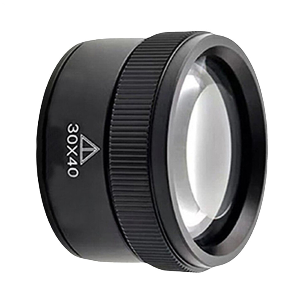 Eye Loupe 30x Magnifying Glass - Portable Handheld Magnifier for Coins, Jewelry, and Watches - Professional Monocular Lens