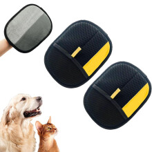Pet Hair Removal Gloves for Cats and Dogs, 2025 Upgrade, Reusable Electrostatic Pet Grooming Mitts, 2-Pack