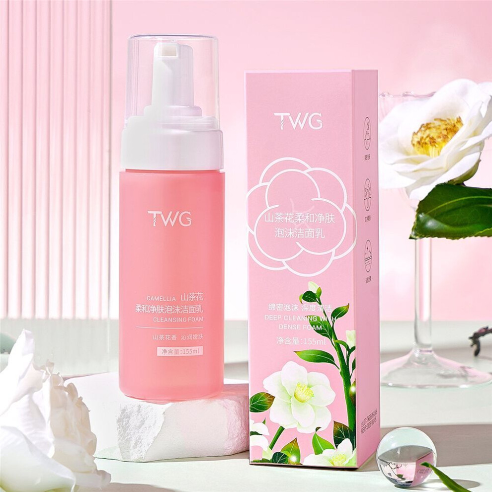Twg Camellia Amino Acid Cleansing Mousse Foam Cleansing And Replenishing Dense