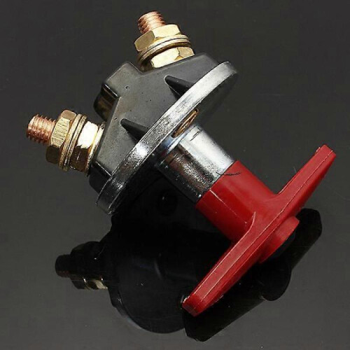 Main Battery Disconnect Switch Battery Power Cutoff Switch 12V-60V Fixed Key Battery Isolator Battery Cutoff Switch 2