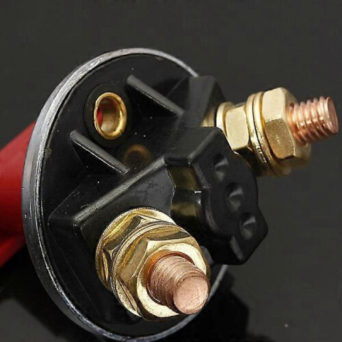 Main Battery Disconnect Switch Battery Power Cutoff Switch 12V-60V Fixed Key Battery Isolator Battery Cutoff Switch 1
