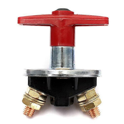Main Battery Disconnect Switch Battery Power Cutoff Switch 12V-60V Fixed Key Battery Isolator Battery Cutoff Switch