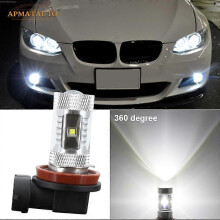 2 x H11 H8 Canbus NO ERROR XBD Chips Projector LED Fog Lamp Daytime Running Light Bulb for BMW 3 E90 E92
