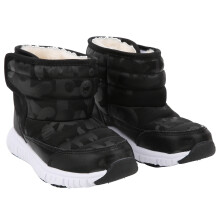 Kinder Winter-Schneestiefel, Wasserdicht, Rutschfest, Warm, Schwarz, Größe 24