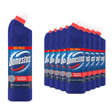 (Original) Domestos Thick Bleach 1L Toilet Cleaner, 12 Pack