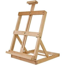 Drawing Art Supplies Adjustable Wooden Table Easel H Frame for Artists Studio Sketching and Painting Accessories