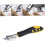Industrial Nail Puller Tool for Removing Staples, Multifunctional Plastic Handle Stapler Remover, Black Nail Pull Bar 3