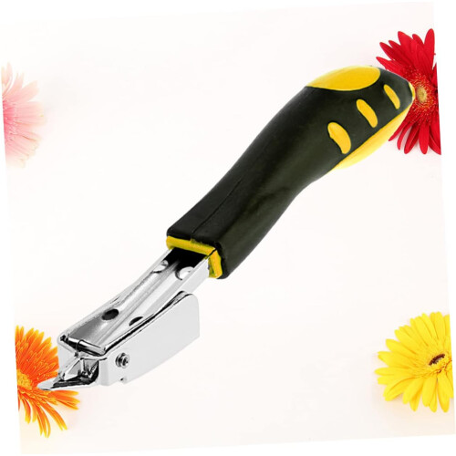 Industrial Nail Puller Tool for Removing Staples, Multifunctional Plastic Handle Stapler Remover, Black Nail Pull Bar 1