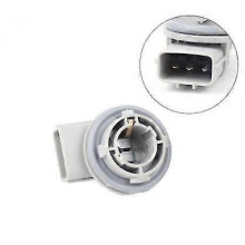 1157 BA15D Bulb Socket P21/5W Base Elbow with Waterproof Rubber Ring for Turn Signal Lamp Brake Ligh
